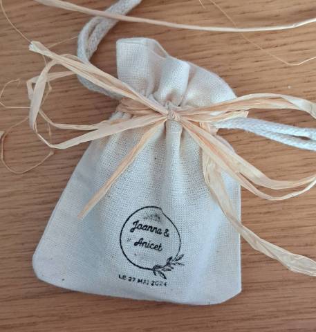 Savons personnaliss en sachet